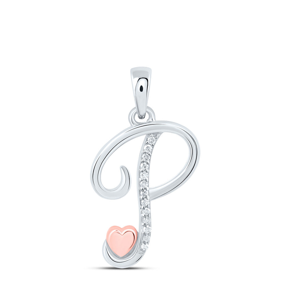1/20CTW-DIA P1 GIFT INITIAL "P" PENDANT