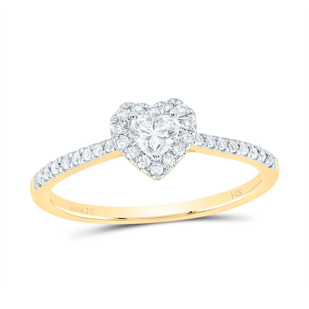 1/3CTW-DIA ANA M 1/5CT-CHT FASHION PROMISE HEART RING