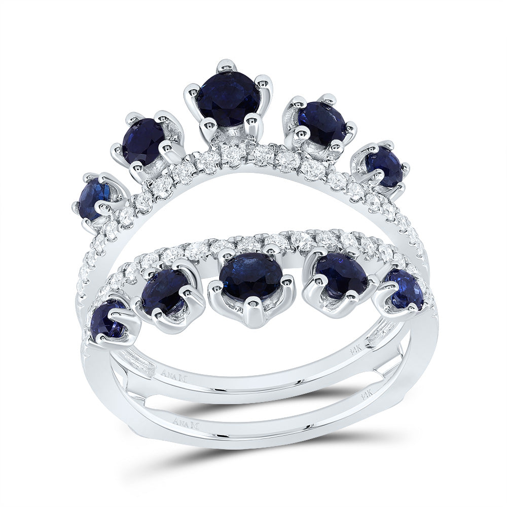 1/3CTW-DIA ANA M 1 1/3CTW-RD-BS NAT GEM ENHANCER RING