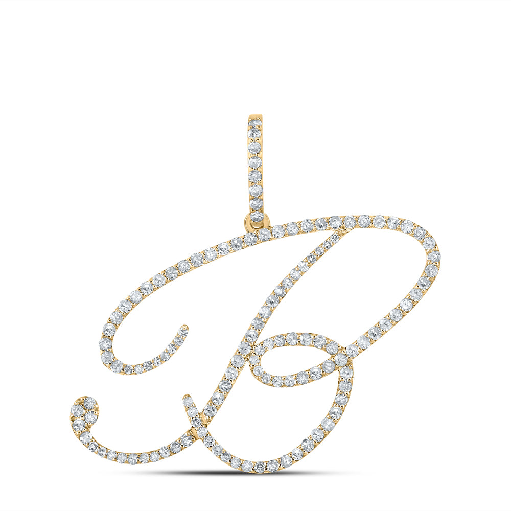 3/4CTW-DIA P1 INITIAL"B"GIFTPENDANT