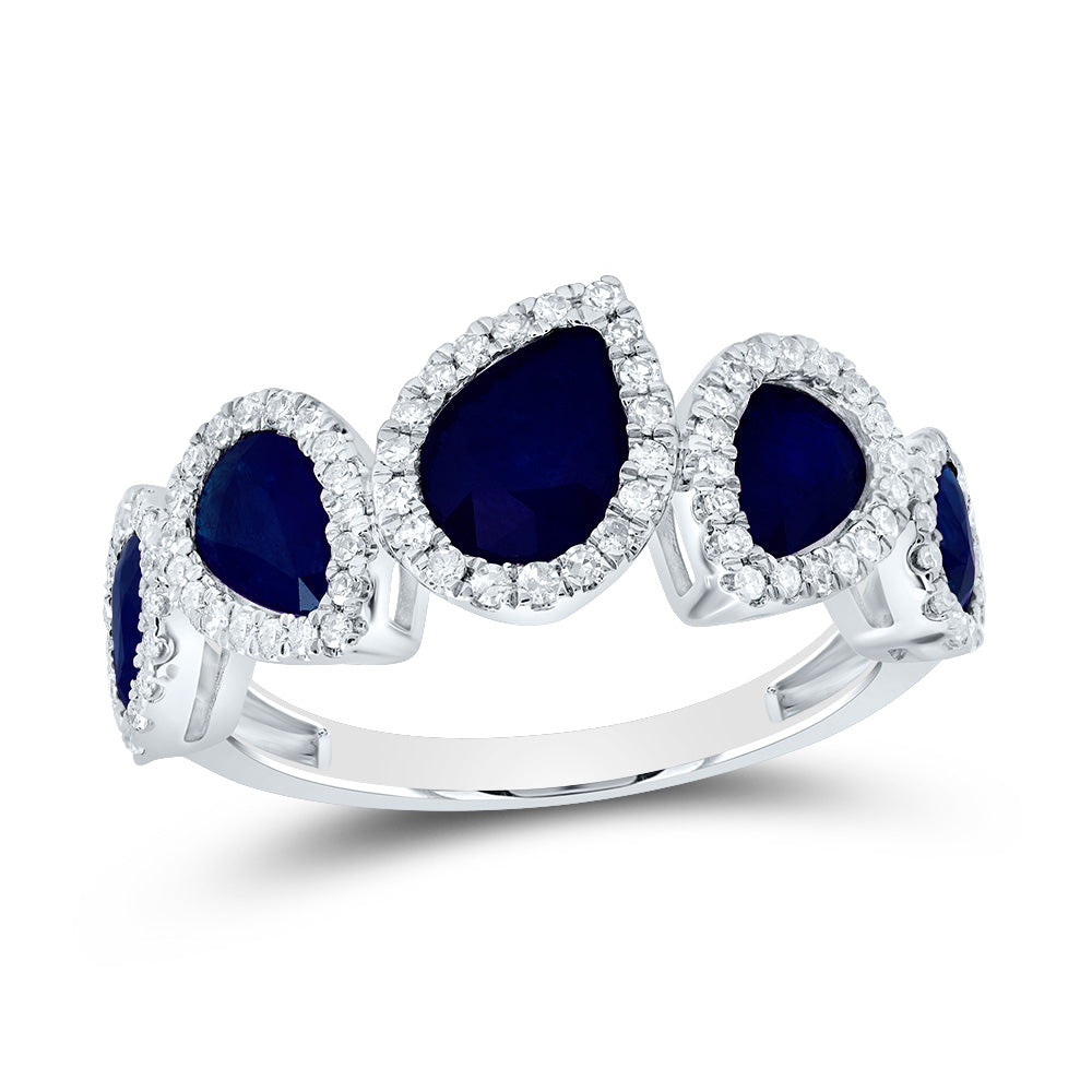 1/3CTW-DIA CN 2 1/3CTW PS-BS NAT GEM FASHION RING