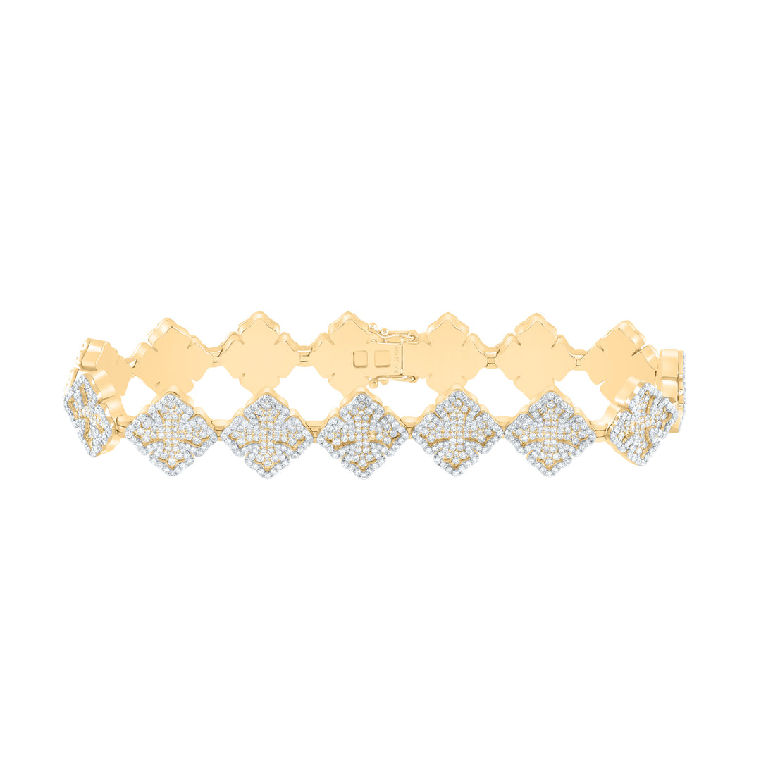6 1/2CTW-DIA AM MENS BRACELET (8.5 INCH)