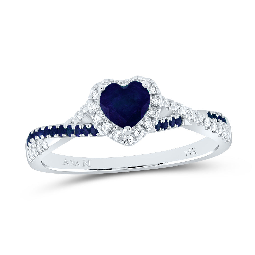 1/8CTW-DIA ANA M 1/8CT-RD-BS 4.5MM HT-BS NAT GEM SINGLE HALO BRIDAL RING
