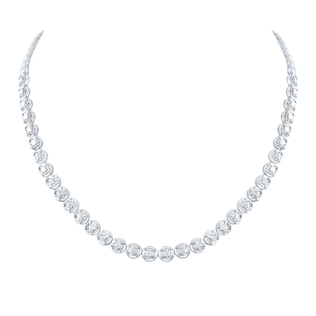 5 3/4CTW-DIA NKE FASHION TENNIS NECKLACE (18 INCH)