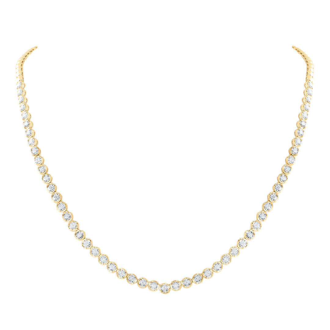 1 5/8CTW-DIA NKE FASHION TENNIS NECKLACE (18 INCH)
