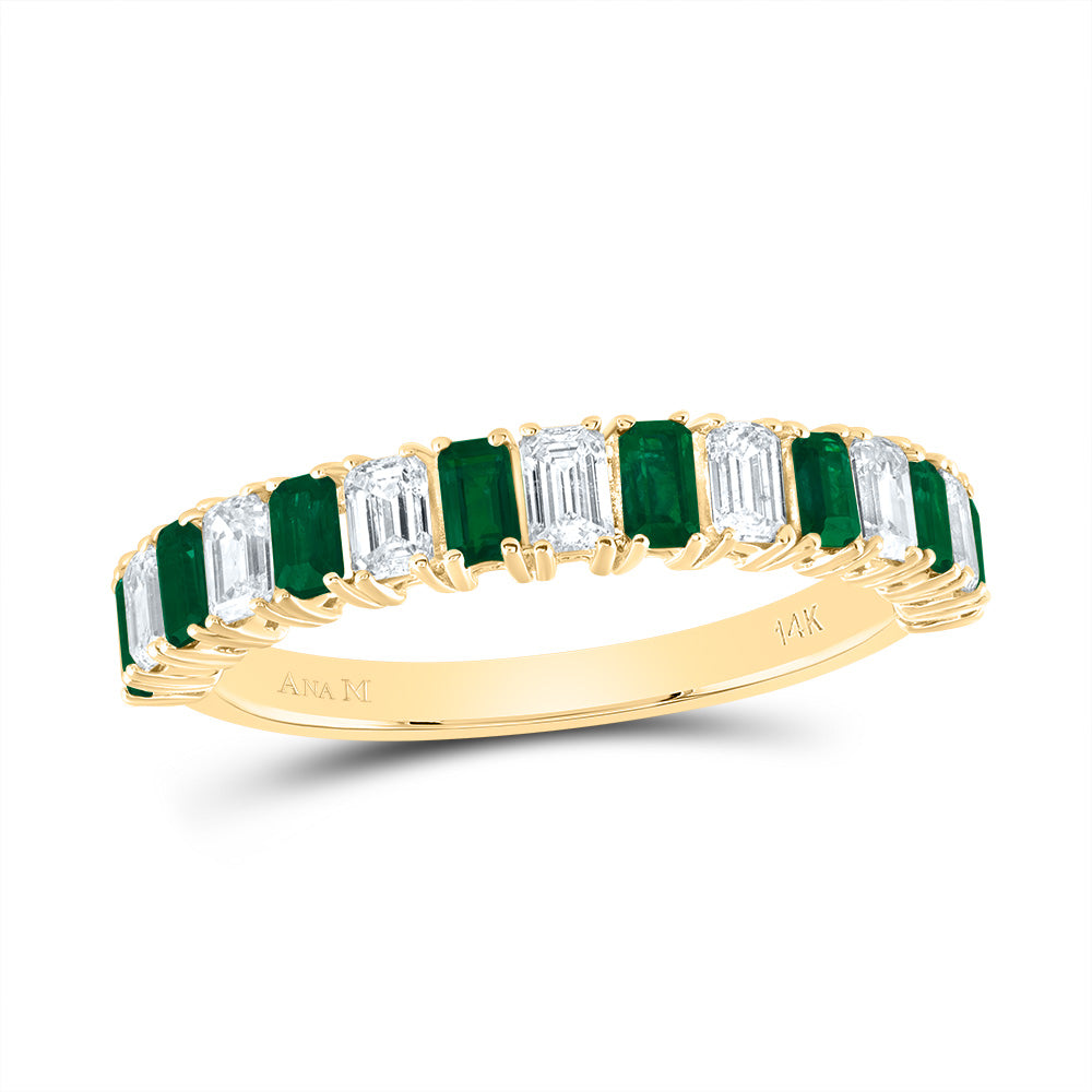 5/8CTW-DIA ANA M 3/4CTW-EM-EM NAT GEM RING