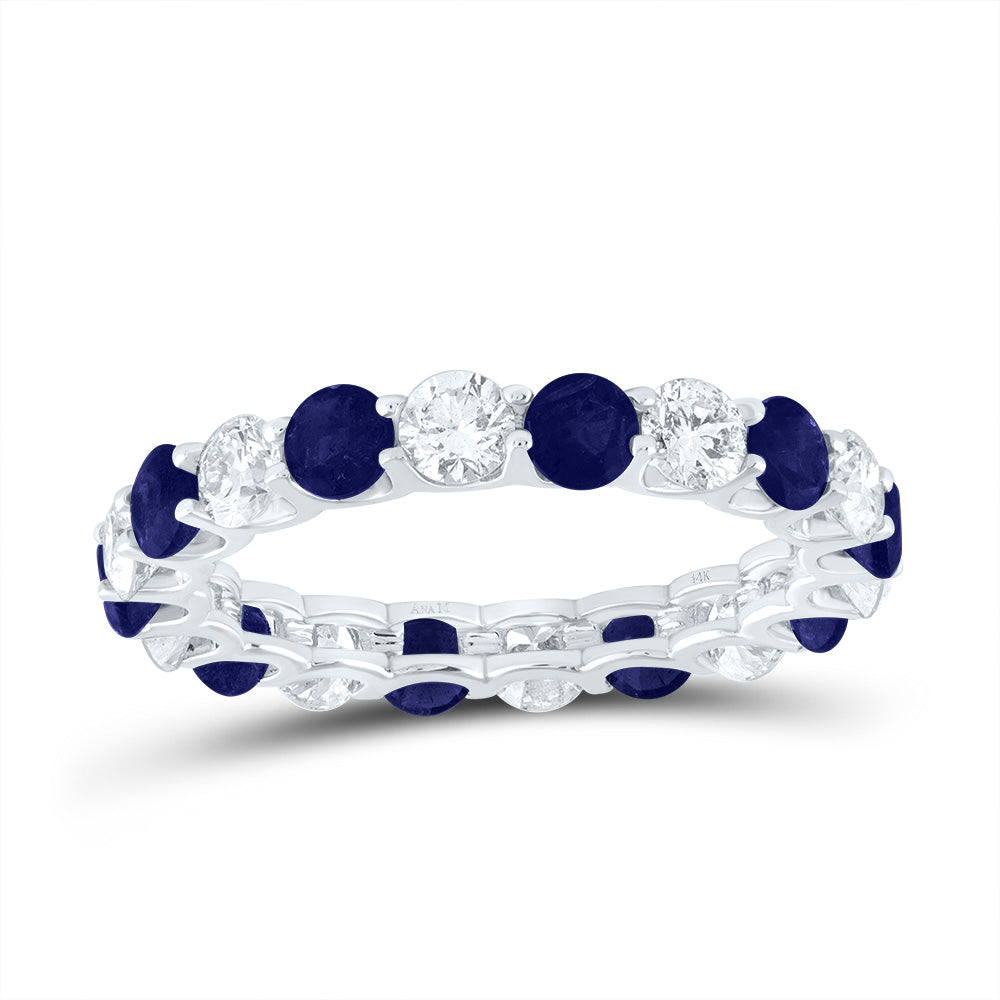 1 1/2CTW-DIA ANA M 2CTW-RD-BS NAT GEM RING