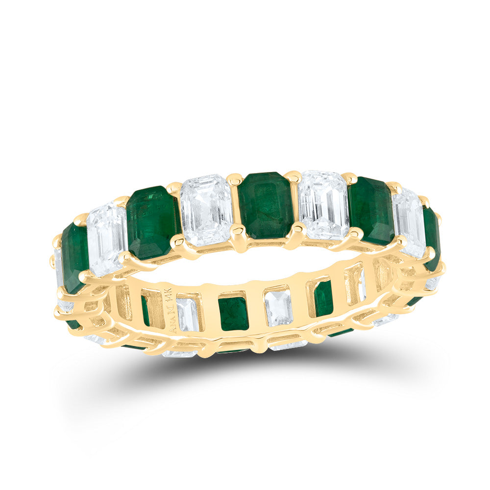 2 3/8CTW-DIA ANA M 1 3/4CTW-EM-EM NAT GEM RING