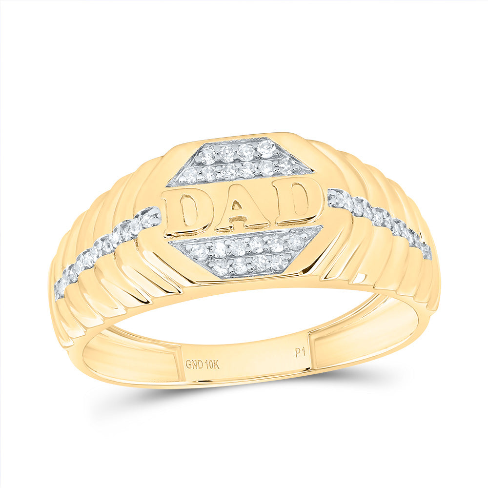 1/5CTW-DIA P1 DAD MEN RING