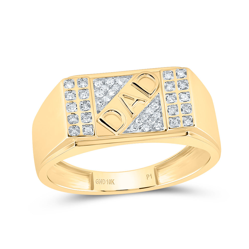 1/8CTW-DIA P1 DAD MEN RING