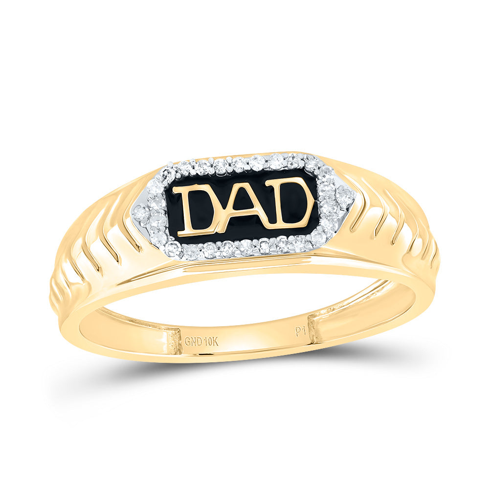 1/10CTW-DIA P1 DAD MEN RING