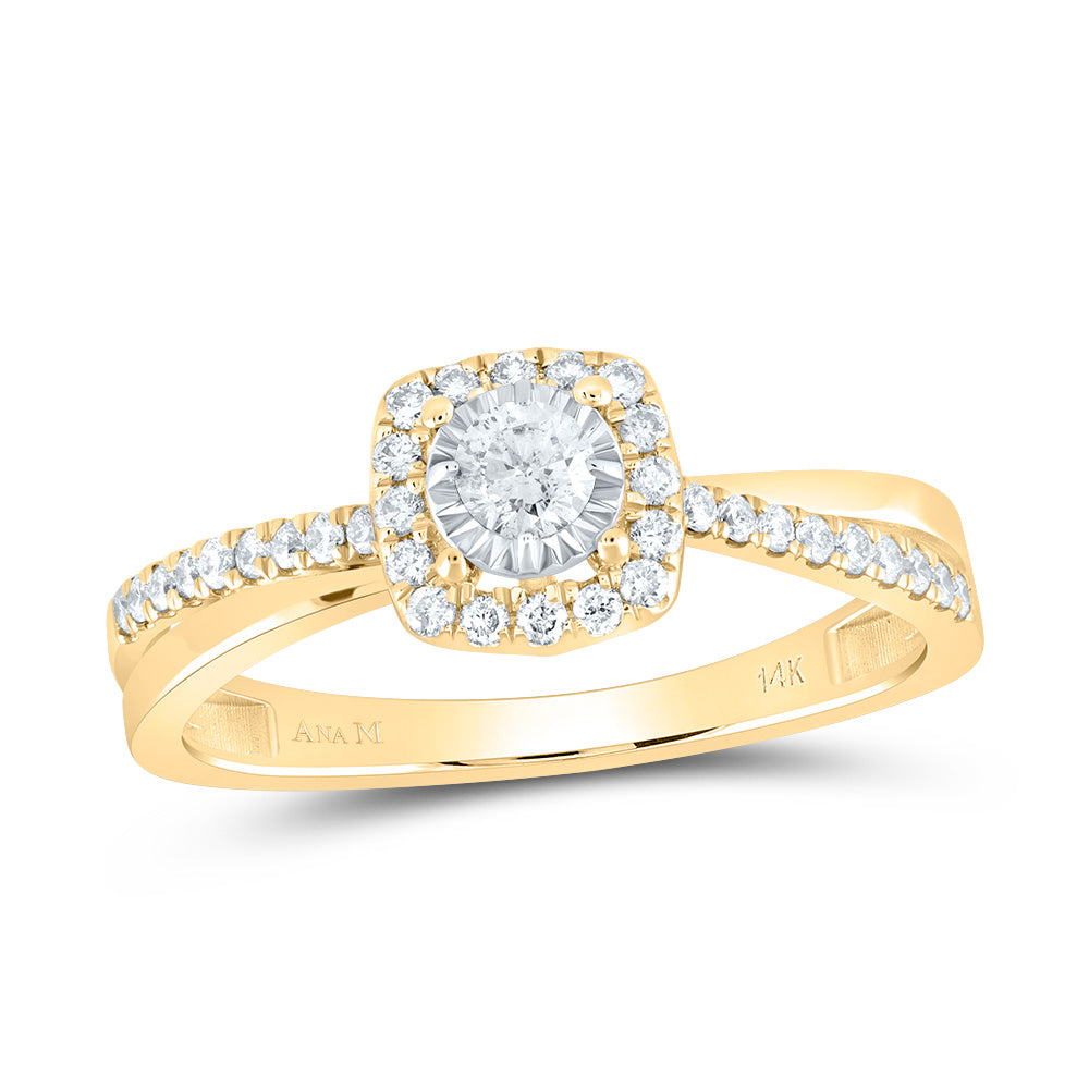 1/3CTW-DIA ANA M CUSHION FASHION RING