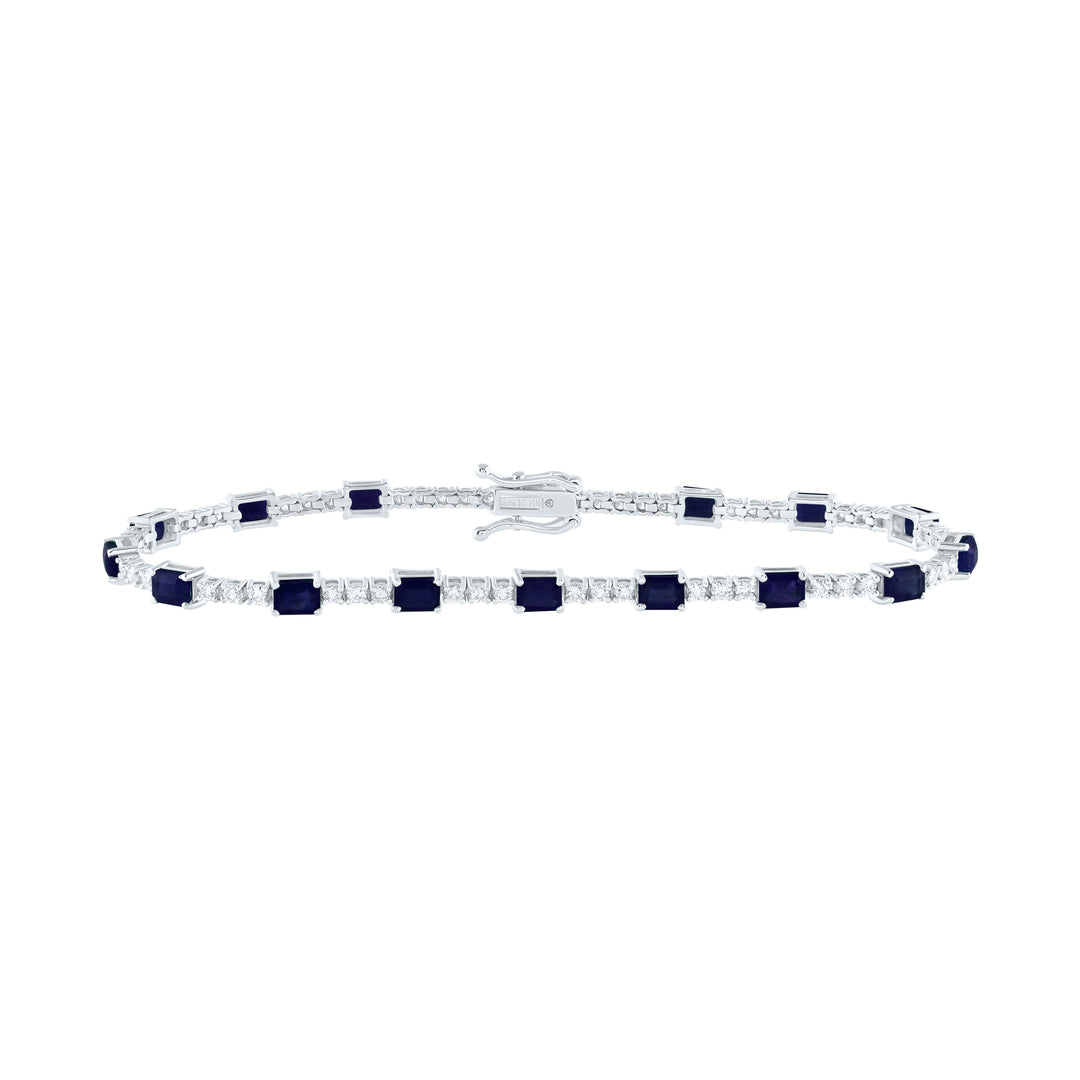1 CTW-DIA ANA M 4 5/8CTW EM-BS NAT GEM FASHION BRACELET (7 INCH)