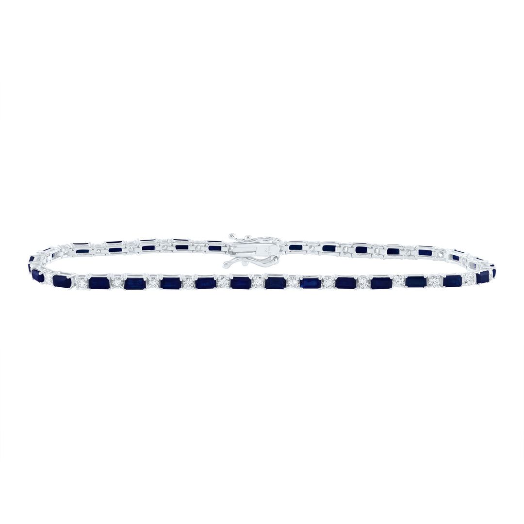1 CTW-DIA ANA M 4 1/4CTW EM-BS NAT GEM FASHION BRACELET (7 INCH)