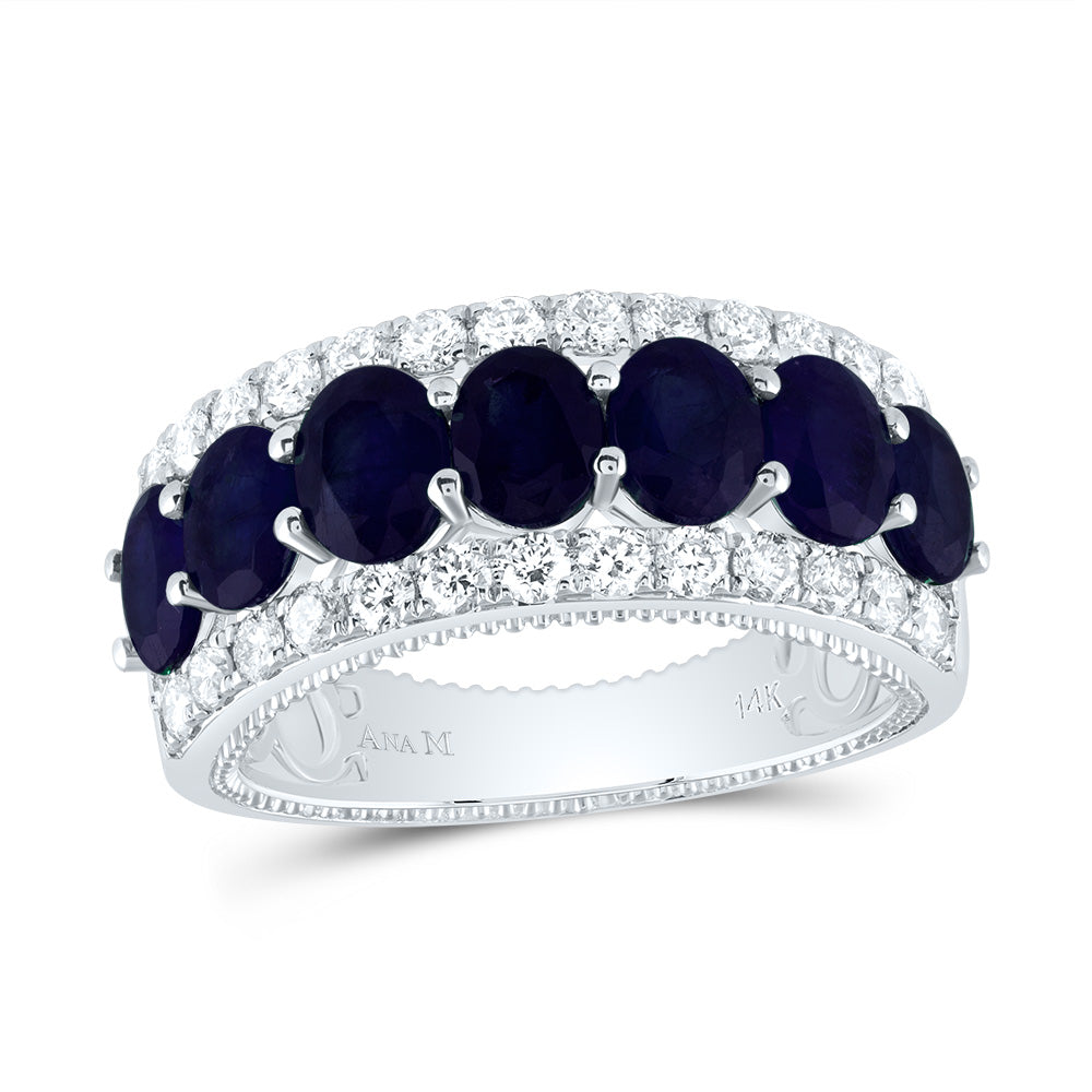 5/8CTW-DIA ANA M 3 CTW-OV-BS NAT GEM BAND