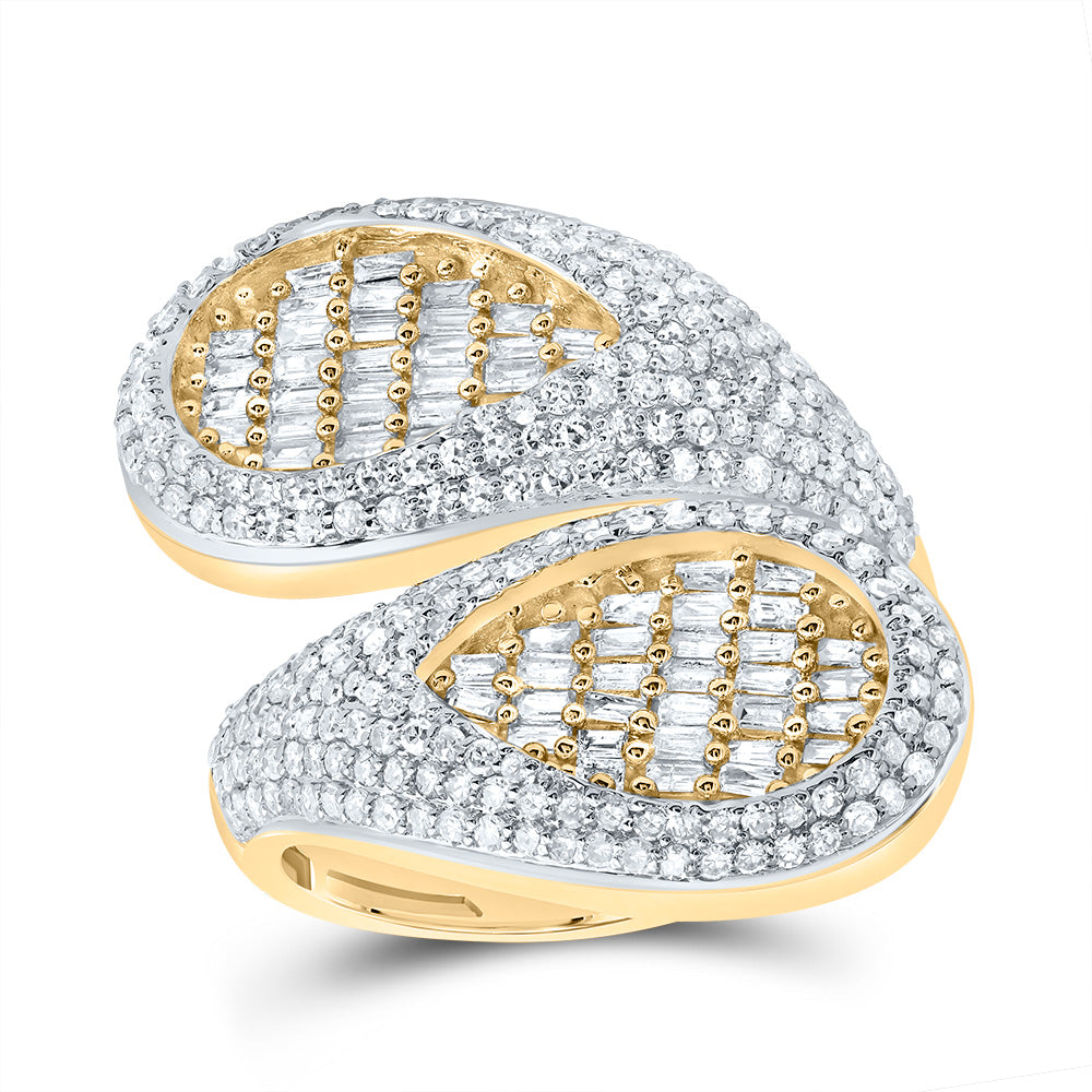 1 5/8CTW-DIA NK FASHION BUGUETTE LADIES RING