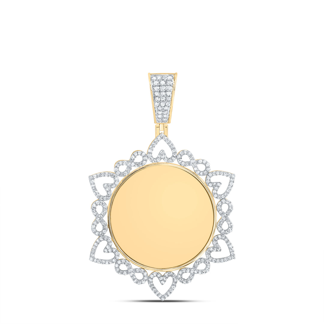 1 CTW-DIA NK MEMORY INFINITY HEART MENS CHARM