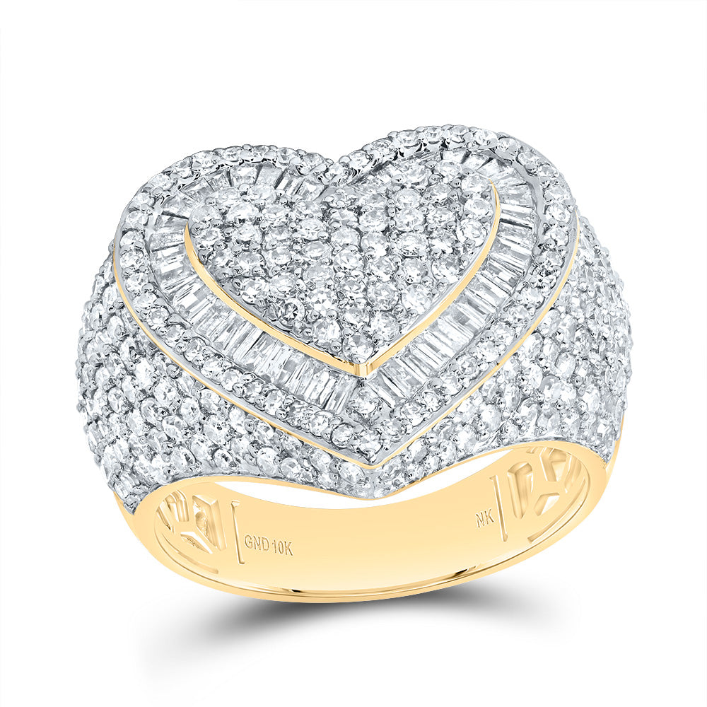 1 7/8CTW-DIA NK FASHION HEART LADIES RING