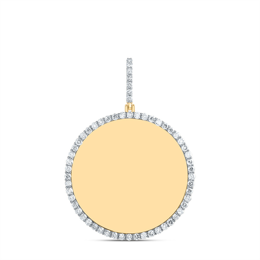 1 7/8CTW-DIA NK MEMORY ROUND MENS CHARM