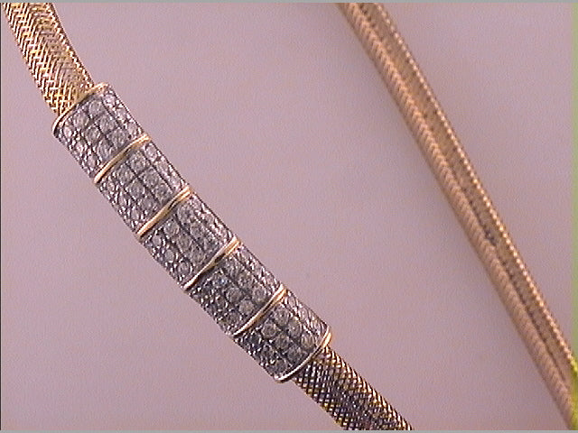 10kt Yellow Gold Women's Diamond Bangle 1/2 ctw