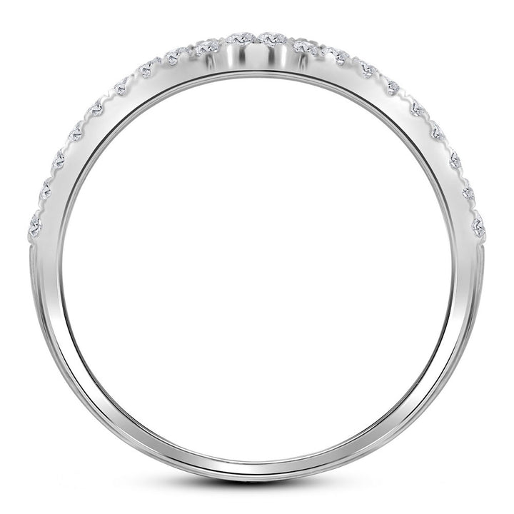 14kt White Gold Womens Round Diamond Halo Split-shank Bridal Wedding Engagement Ring Band Set 1.00 Cttw (Certified)