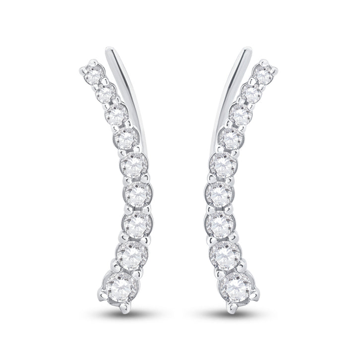 1/2CT-DIA HOOP EARRING