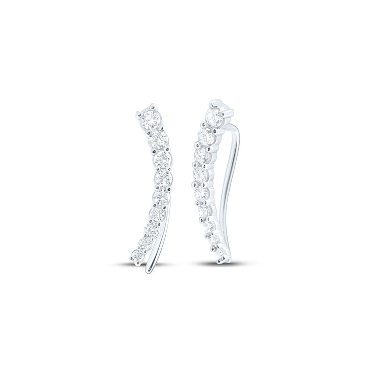 1/2CT-DIA HOOP EARRING