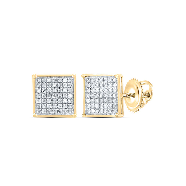 1/3CT-DIA MICRO-PAVE EARRINGS