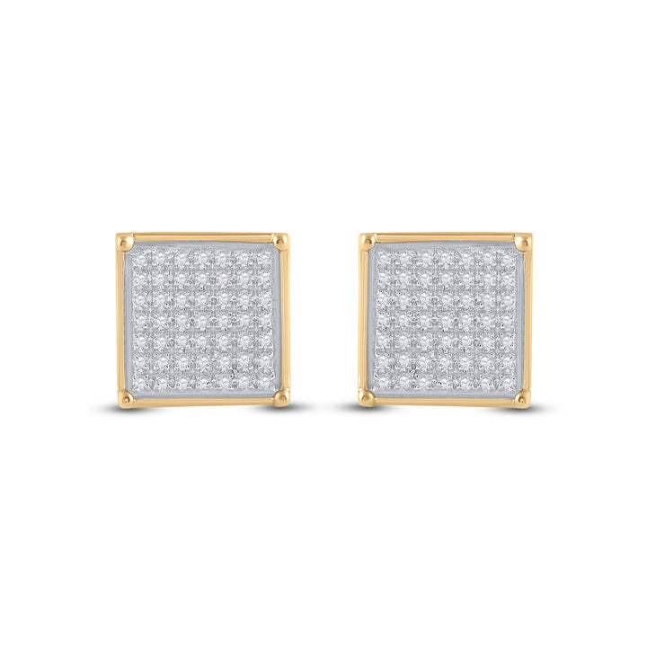 1/3CT-DIA MICRO-PAVE EARRINGS