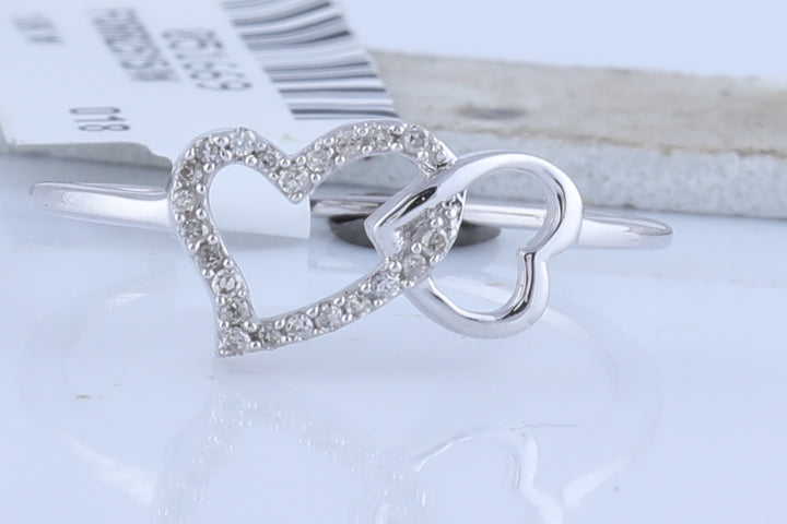 1/20CT-DIA P3 GIFT  HEART RING