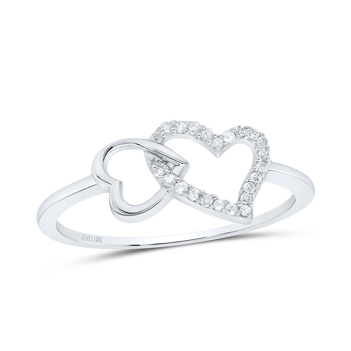 1/20CT-DIA P3 GIFT  HEART RING