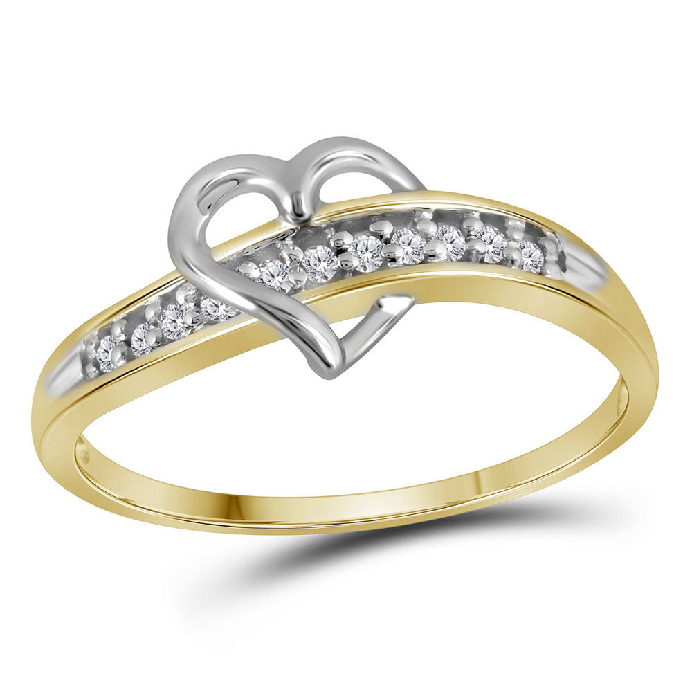 1/20CT-DIA HEART RING-S8