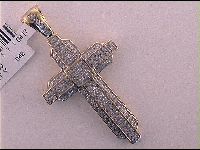1/2 Cttw-DIA HIPHOP PENDANT