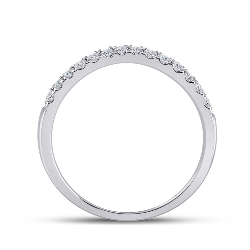 14kt Two-tone Gold Womens Round Diamond Bridal Wedding Engagement Ring Band Set 2.00 Cttw