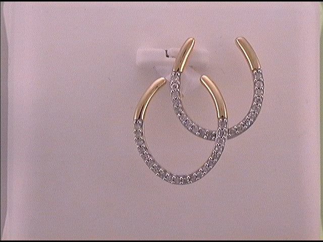 10kt Yellow Gold Diamond Pendant 1/8 ctw