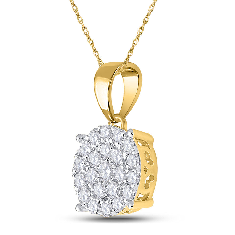 10kt Yellow Gold Women's Diamond 2 ctw