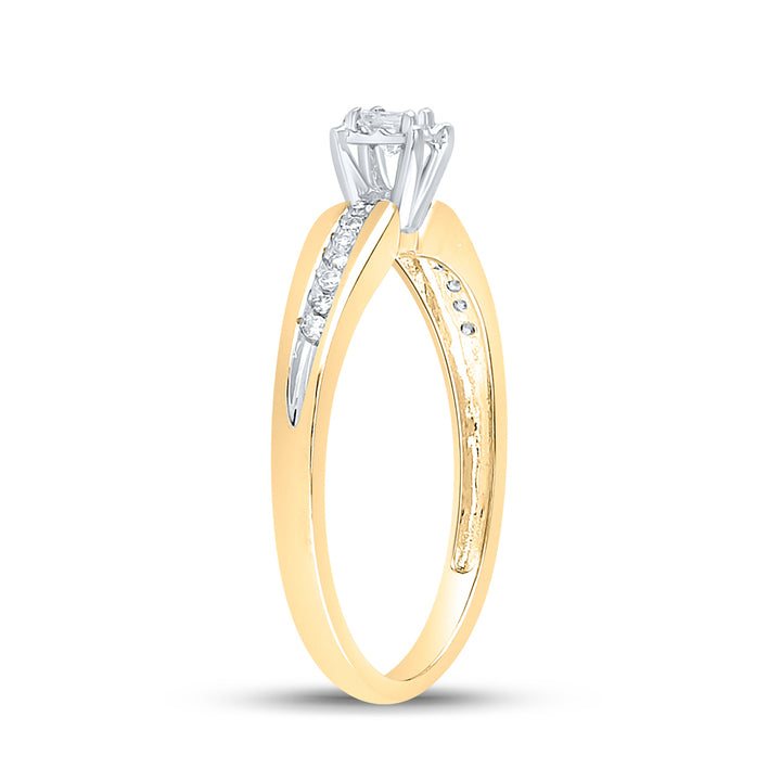 1/6CTW-DIA FASHION RING