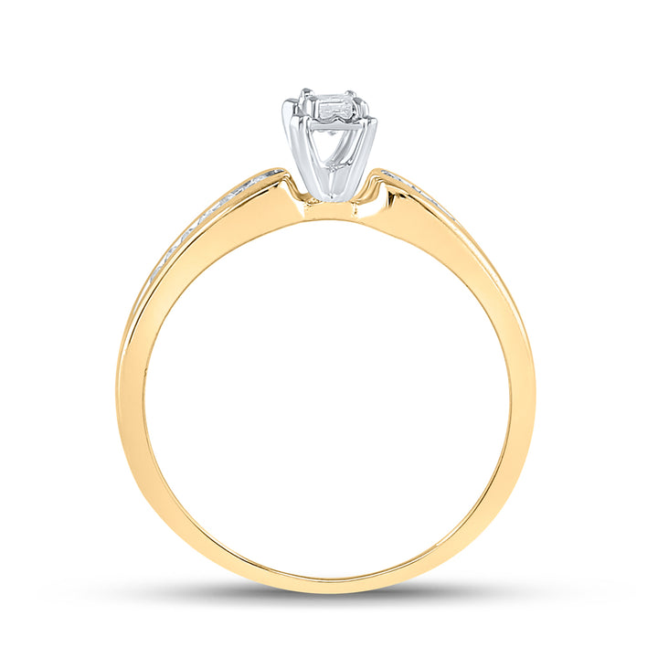 1/6CTW-DIA FASHION RING