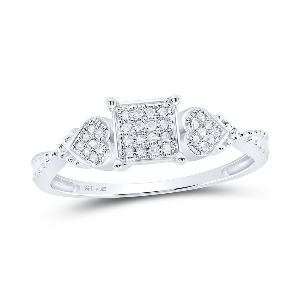 1/10CTW-DIA MICRO-PAVE RING