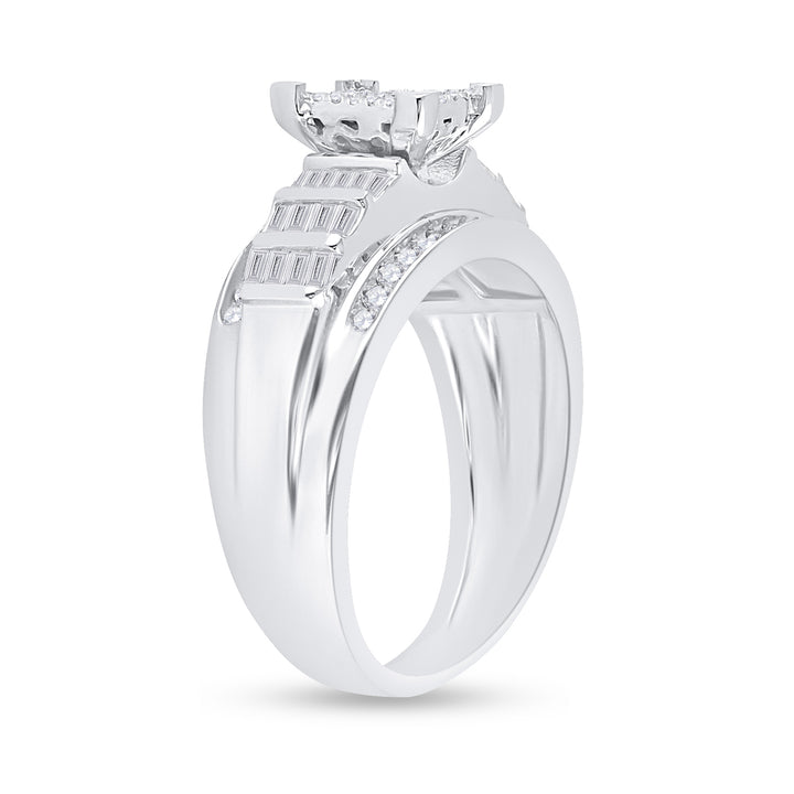 3/8CT-DIA BRIDAL RING