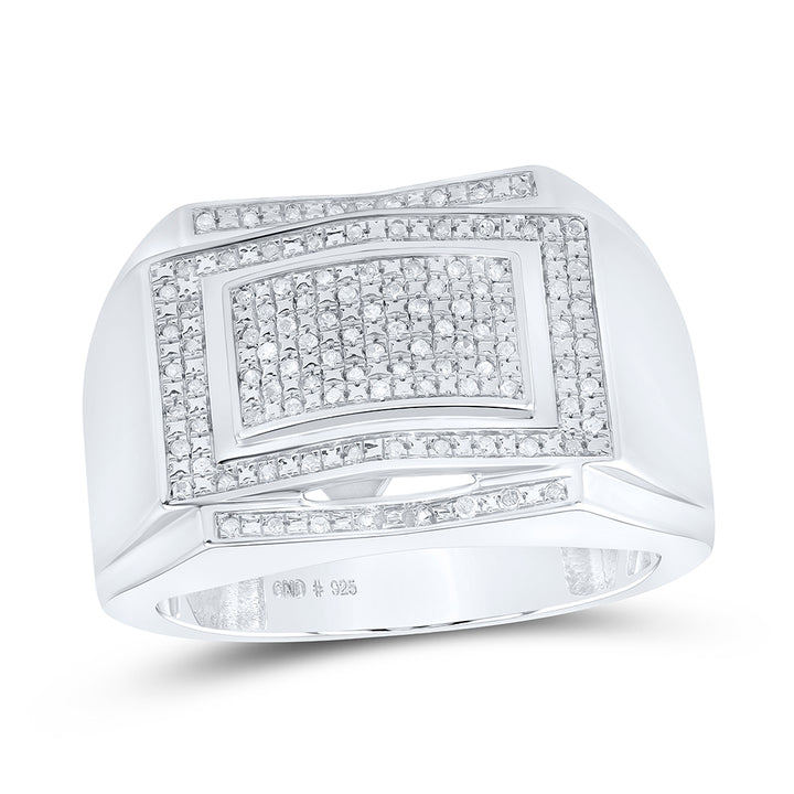1/5CTW-DIA MICRO-PAVE MENS RING