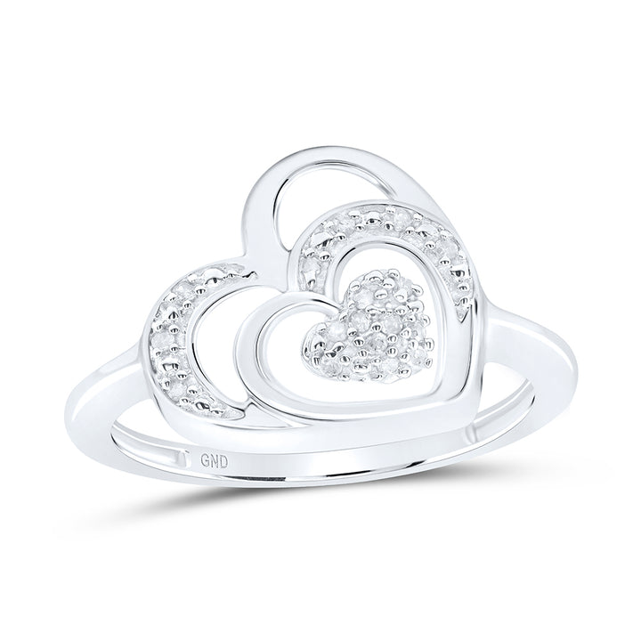 1/20CTW-DIA P3 GIFT HEART RING