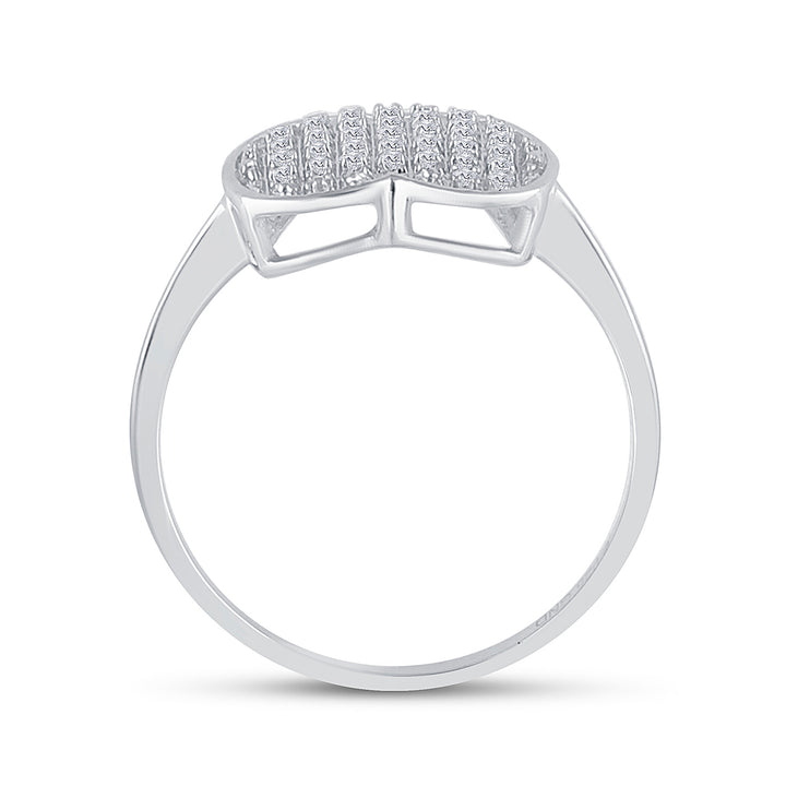 1/10CTW-DIA P3 MICRO-PAVE GIFT HEART RING