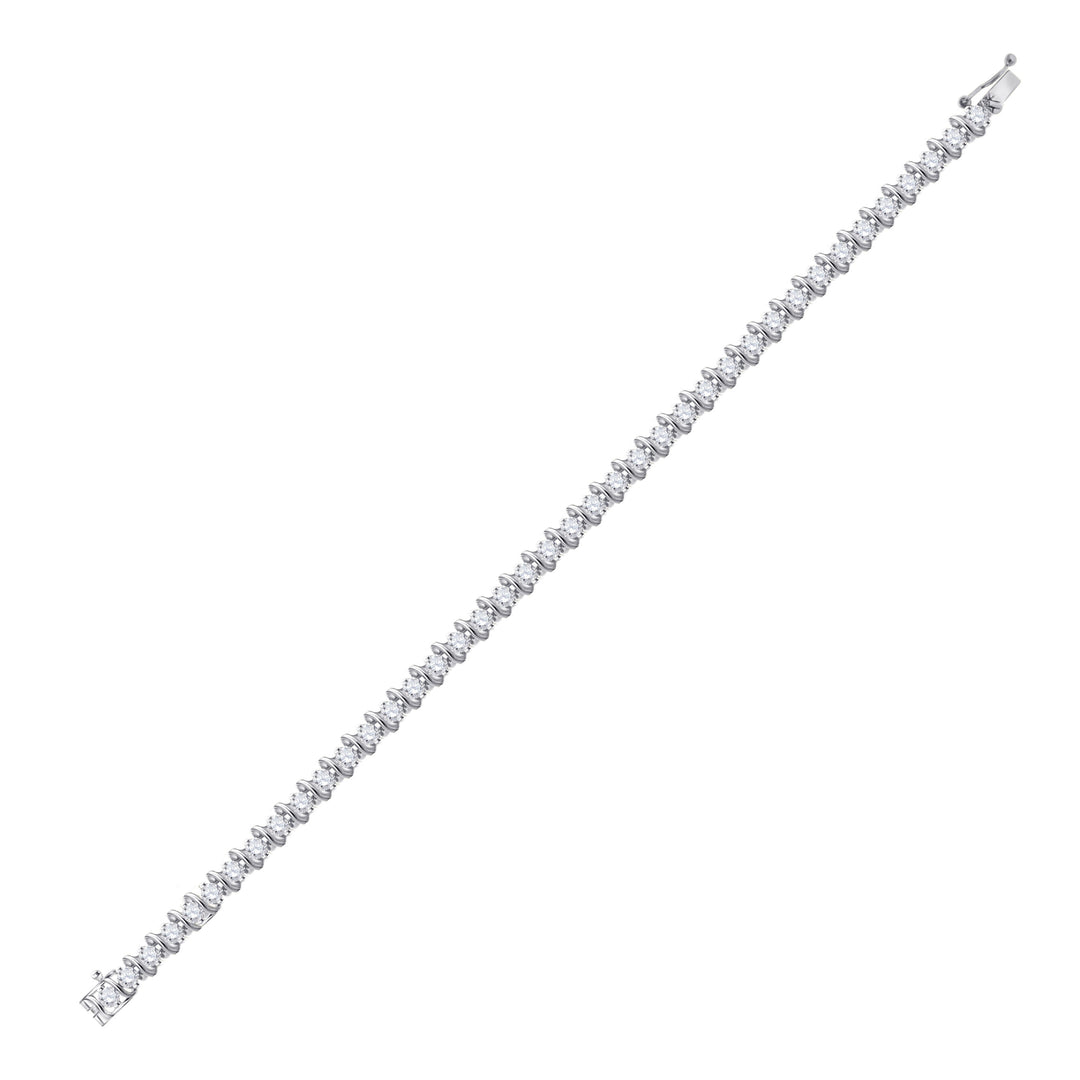 10kt Yellow Gold Women's Diamond Tennis 4 ctw - view 2
