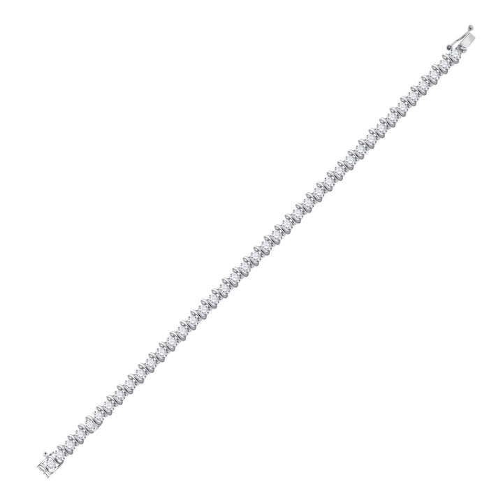 10kt Yellow Gold Women's Diamond Tennis 4 ctw - view 2