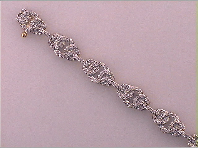 10kt Yellow Gold Women's Diamond Bracelet 1 ctw
