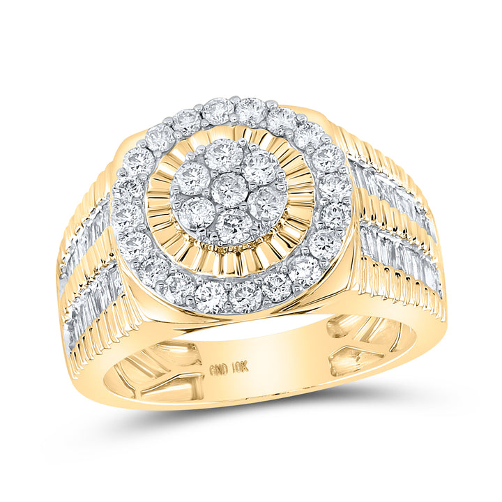1 3/4CTW-DIA MENS RING