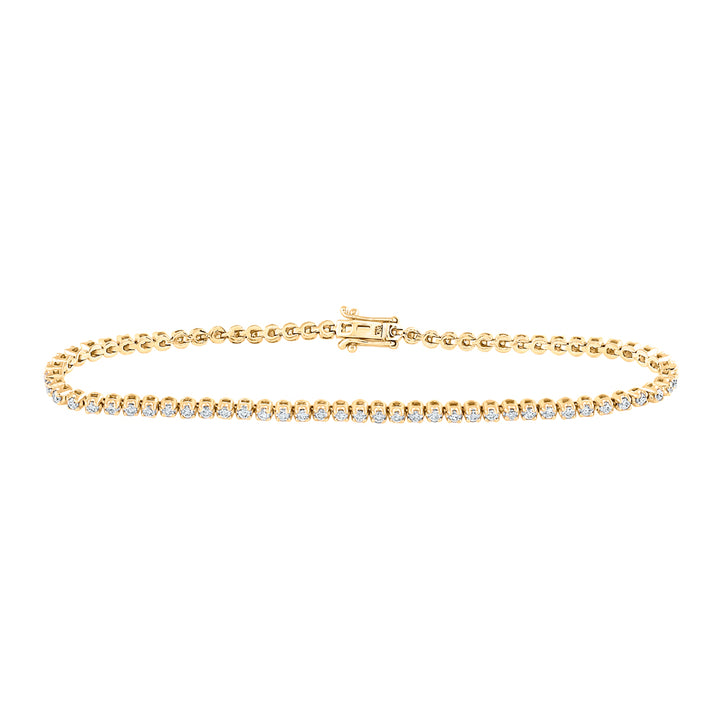 1 1/5CTW-DIA NK TENNIS BRACELET(7 INCH)