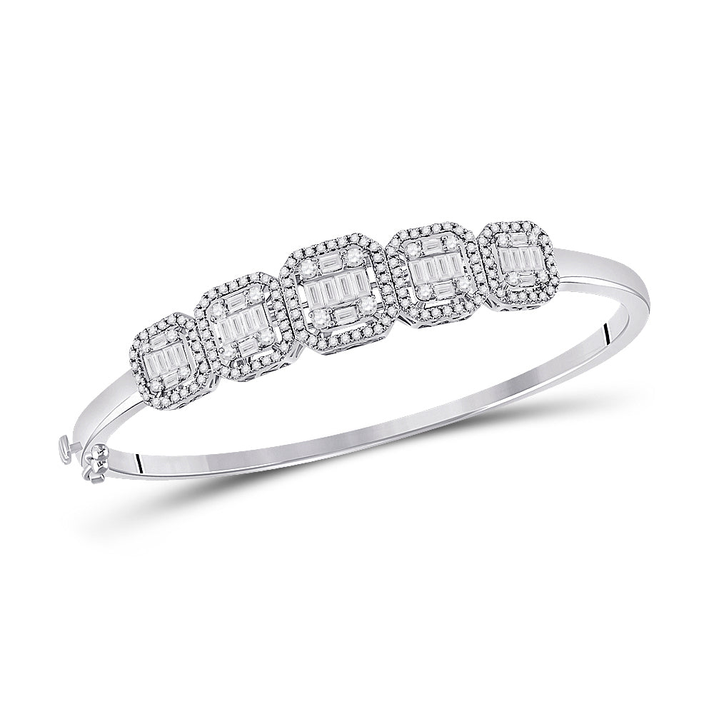 1 5/8CTW-DIA ANA M  DIANA BANGLE (55X64.80 MM)