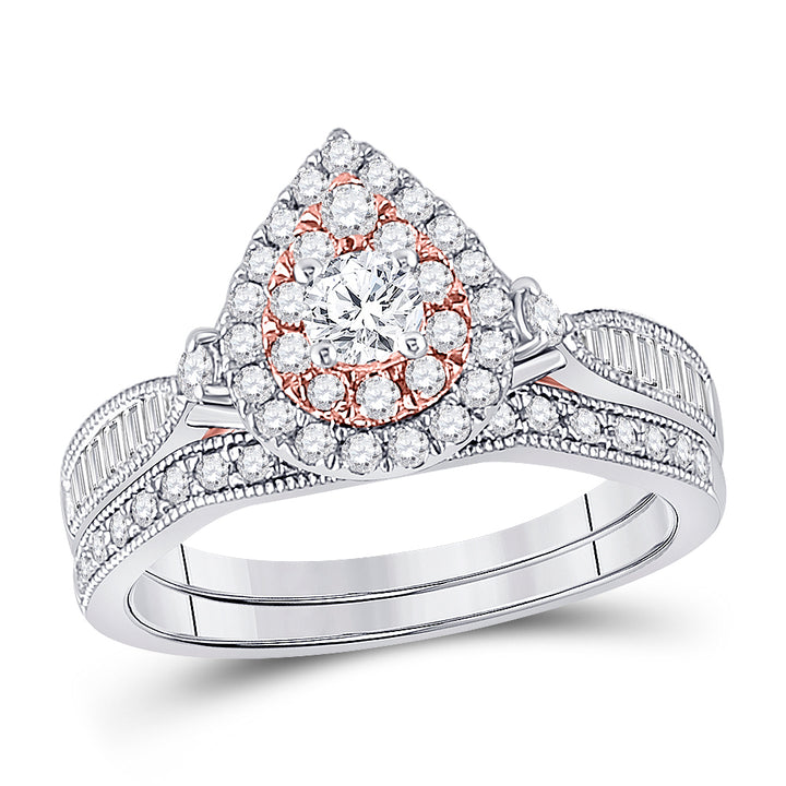 1 CTW-DIA  1/5CTW-CRD  BRIDAL RING CERTIFIED